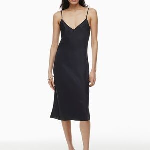 Aritzia Black Slip Dress
